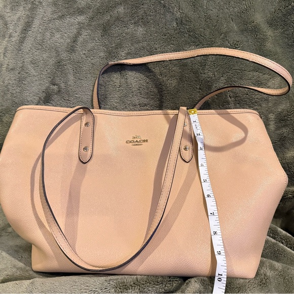 Coach Women's Blush Leather Tote - Picture 2 of 6